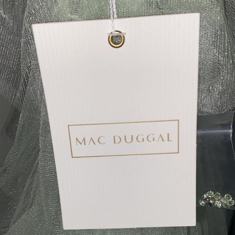Ruffle Tiered Tulle Cut Out Gown by Mac Duggal - Picture 11 of 15